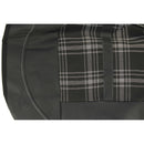 Stoelhoezen set Roma 9-delig zwart-grijs