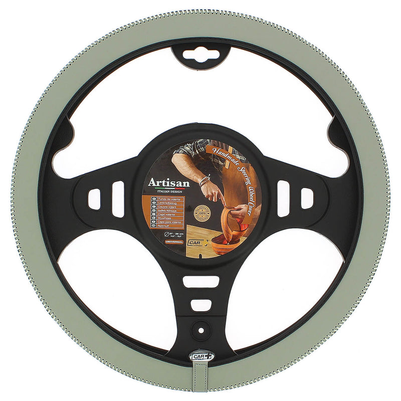 Stuurhoes auto universeel type Artisan licht grijs met gr
