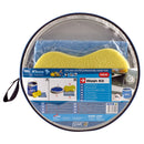 Opvouwbare emmer + spons + microvezel doek