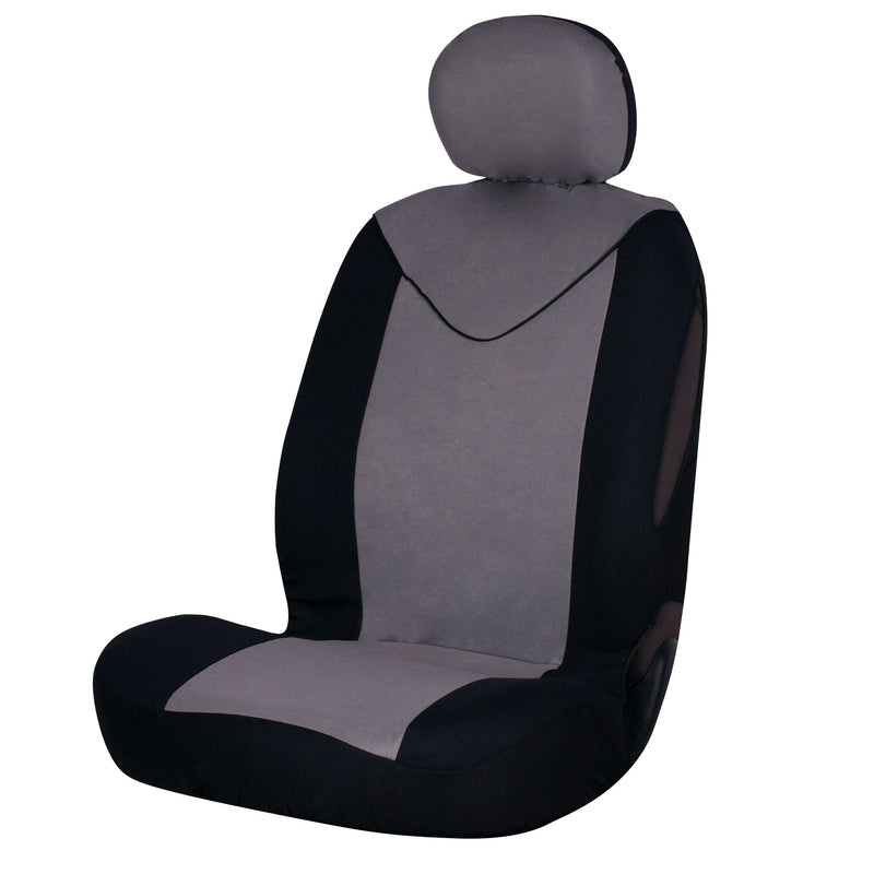 Auto stoelhoes Unicorn grijs - zwart voor 1stoel