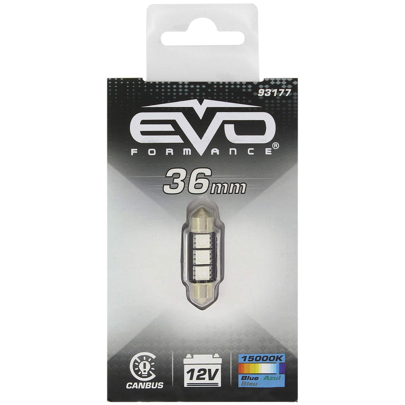 LED lamp Festoon Canbus 36mm blauw