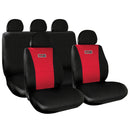 Auto stoelhoezen set Racesport zwart - rood Type GT Rood 10