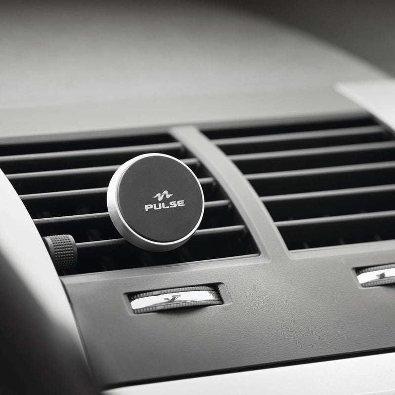 Magnetische telefoonhouder met luchtrooster clips zwart