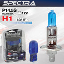 Spectra H1 100wat lampenset met T10 lampjes ultra white