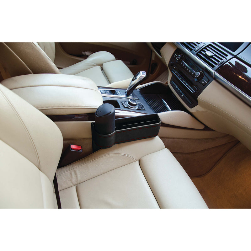 Opbergbak naast de stoel zwart