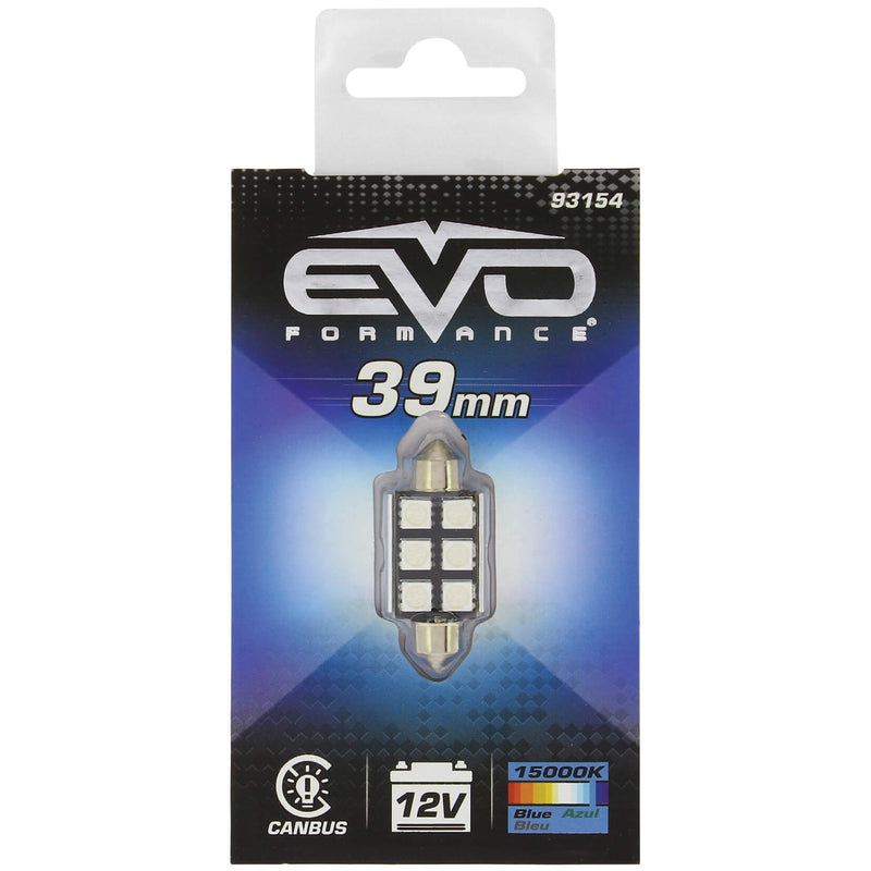 LED lamp Festoon Canbus 39mm blauw