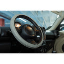 Stuurhoes auto universeel type Artisan licht grijs met gr