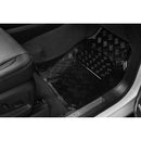 Mattenset -Alu look- piano-zwart 4 stuks