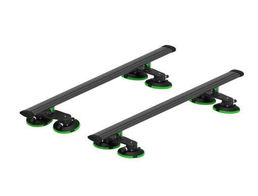 Tree Frog Pro Crossbar Rack 8 Vacuum cups Zwart