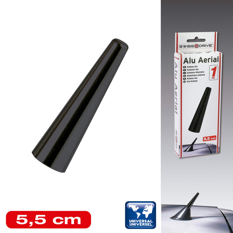 Antenne -bullet- zwart