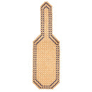 Houten kralen autostoel mat BAOBAB 1pc 128x38