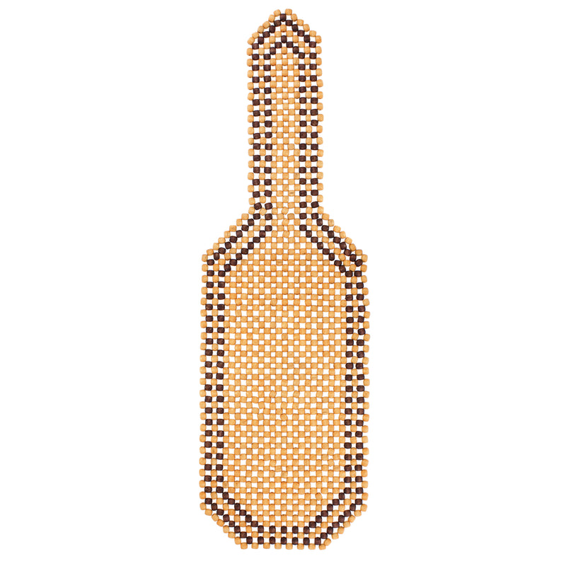 Houten kralen autostoel mat BAOBAB 1pc 128x38