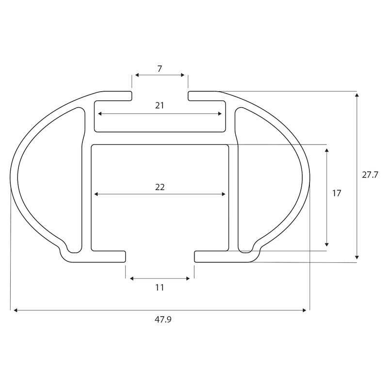 Menabo dakdrager Tiger geschikt voor Opel Mokka X (2016-2020)-5