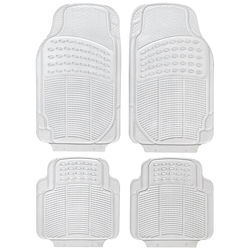 Mattenset rubber -continental- transparant 4st