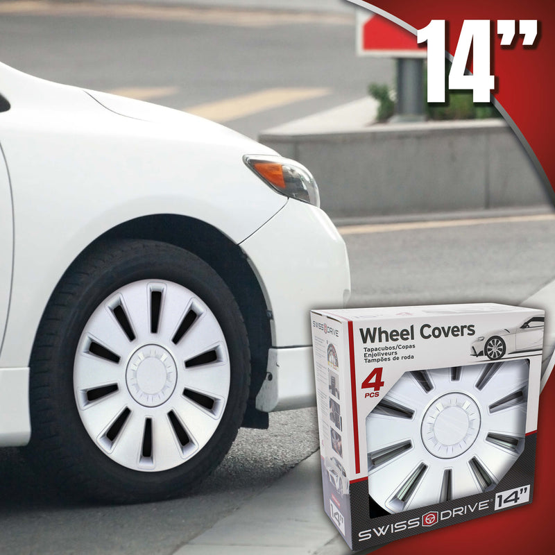 Wieldoppen 14" Vermont Zilver