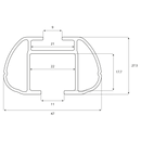 Menabo dakdrager Sherman geschikt voor Hyundai i20 Active (2016-)