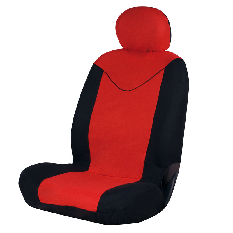 Auto stoelhoes Unicorn rood - zwart voor 1stoel