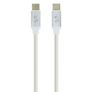 Universeel USB-C 3.1 oplaadkabel wit 1 meter