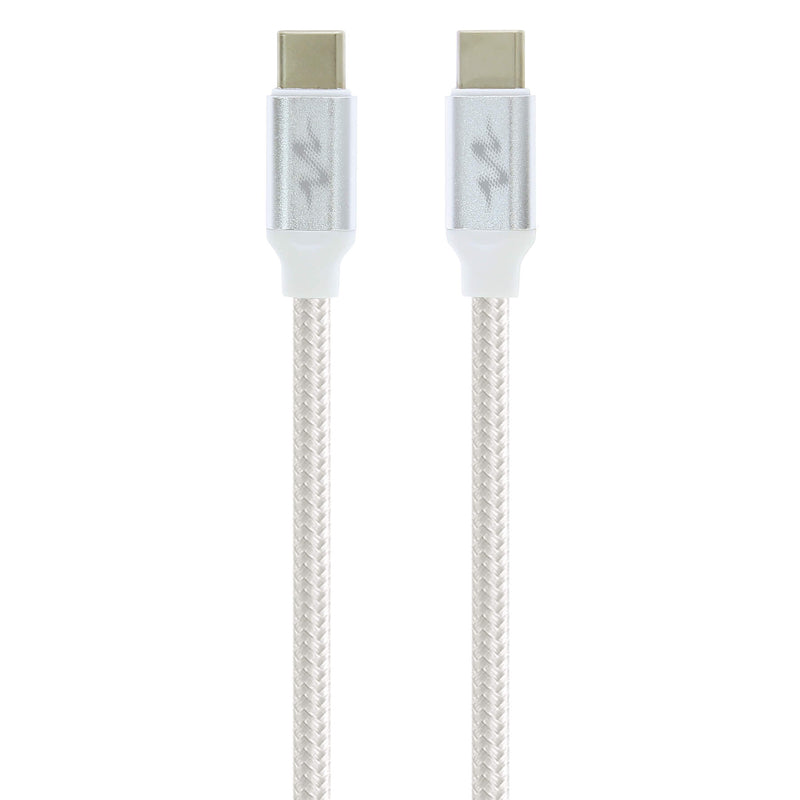 Universeel USB-C 3.1 oplaadkabel wit 1 meter