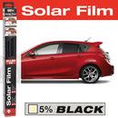 Raamfolie 50x300 cm zwart