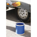 Opvouwbare emmer + spons + microvezel doek