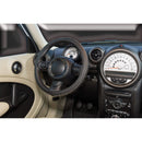 Stuurhoes auto universeel type Artisan donker zwart met w