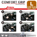 Auto stuurhoes Comfort Grip Bruin 38.5-40.5cm