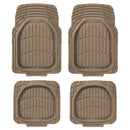 Deep dish rubber automat beige 4st