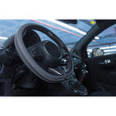 Stuurhoes Universeel Artisan donker grijs met wit sticksel