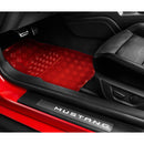 Mattenset -Alu look- rood 4 stuks