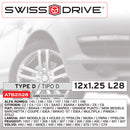 Slotbouten set -Type D- 12x125 L28