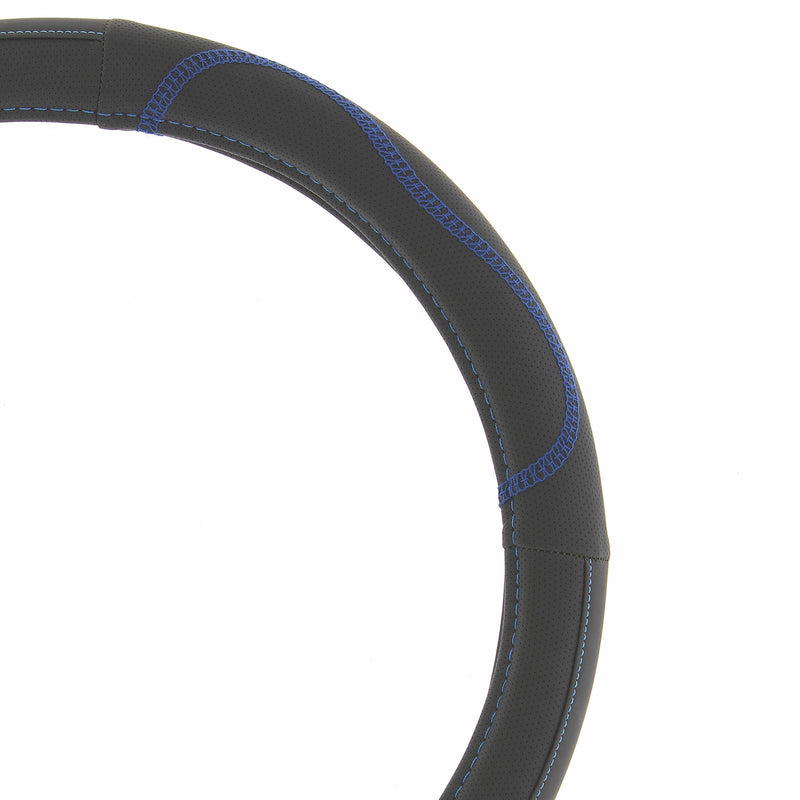 Auto stuurhoes hybrid 37-39cm blauw