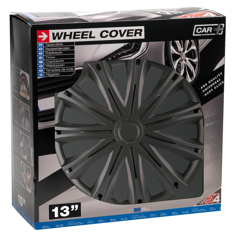 Wieldoppen 13 inch Alabama zwart