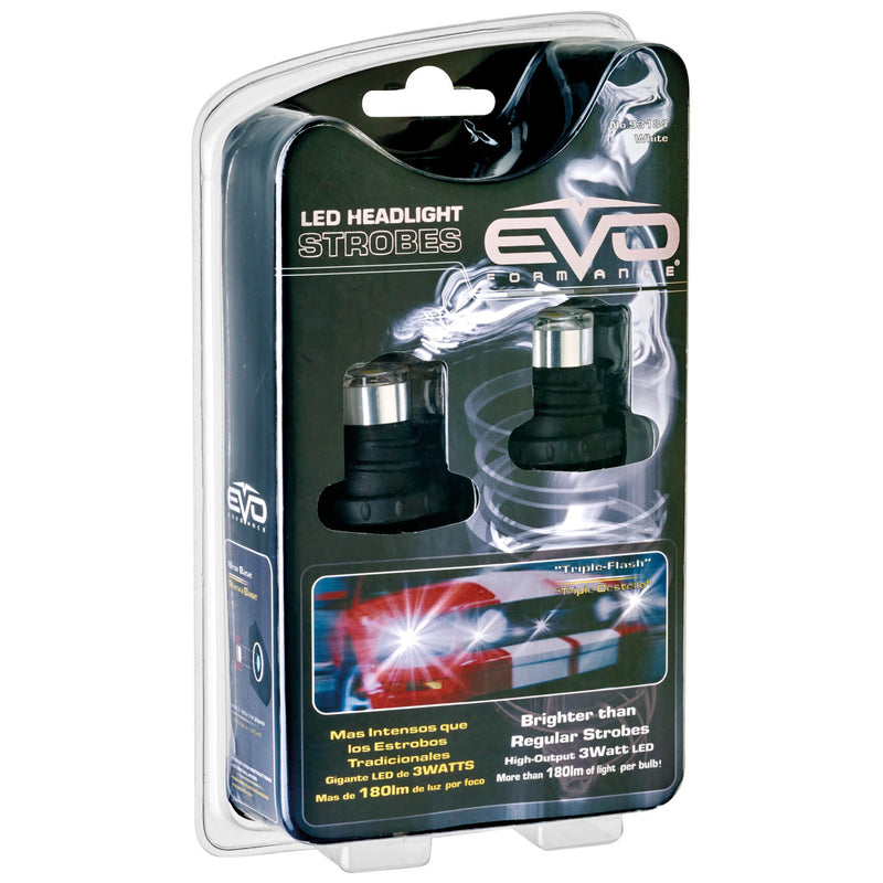 Strobe LED lamp Wit Driedubbele Flits
