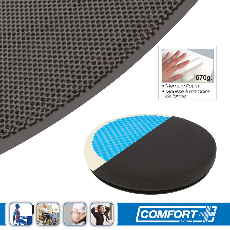 Swivel gel stoelkussen