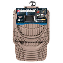 Deep dish rubber automat beige 4st