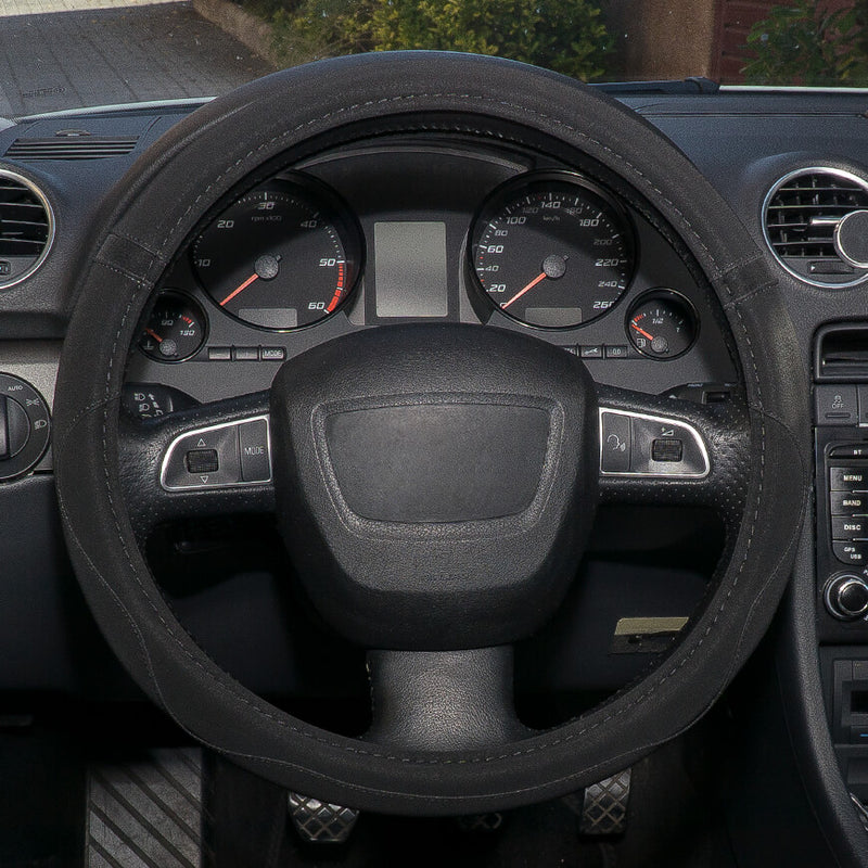 Auto stuurhoes type Riviera zwart 37-39cm