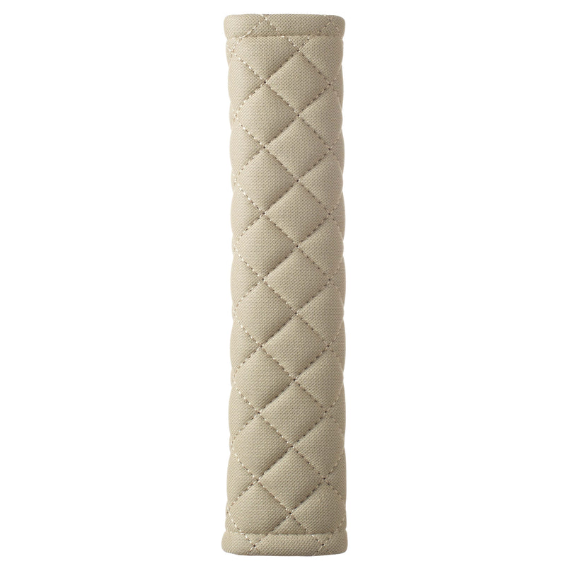 Veiligheidsgordel schouderpad 26x6cm beige 2st