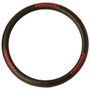 Auto stuurhoes zwart PVC -racing-