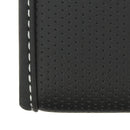 Auto stuurhoes ventilerende comfort Grip zwart met wit stiks