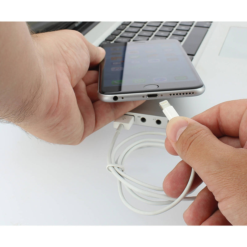 Pulse oplaadkabel Apple Lightning USB 2.0 wit 100 cm