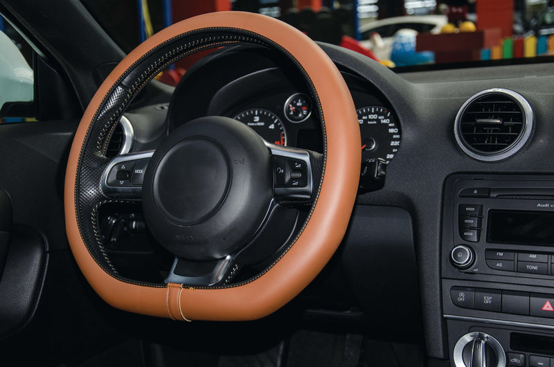 Auto stuurhoes Comfort Grip Bruin 38.5-40.5cm