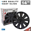 Wieldoppen 14" Kentucky Carbon Zwart