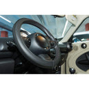 Stuurhoes auto universeel type Artisan zwart met zwart stick