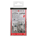 Auto Led lamp BA15S 12v 21W 1pool wit