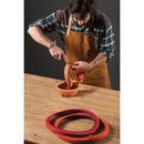 Stuurhoes Universeel Artisan donker grijs met wit sticksel