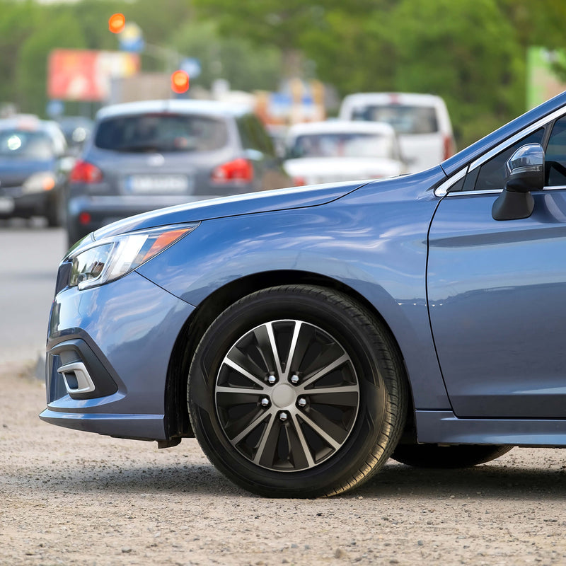 Wieldoppen 16 inch Nebraska zilver zwart