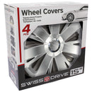 Wieldoppen 15 inch Georgia zilver