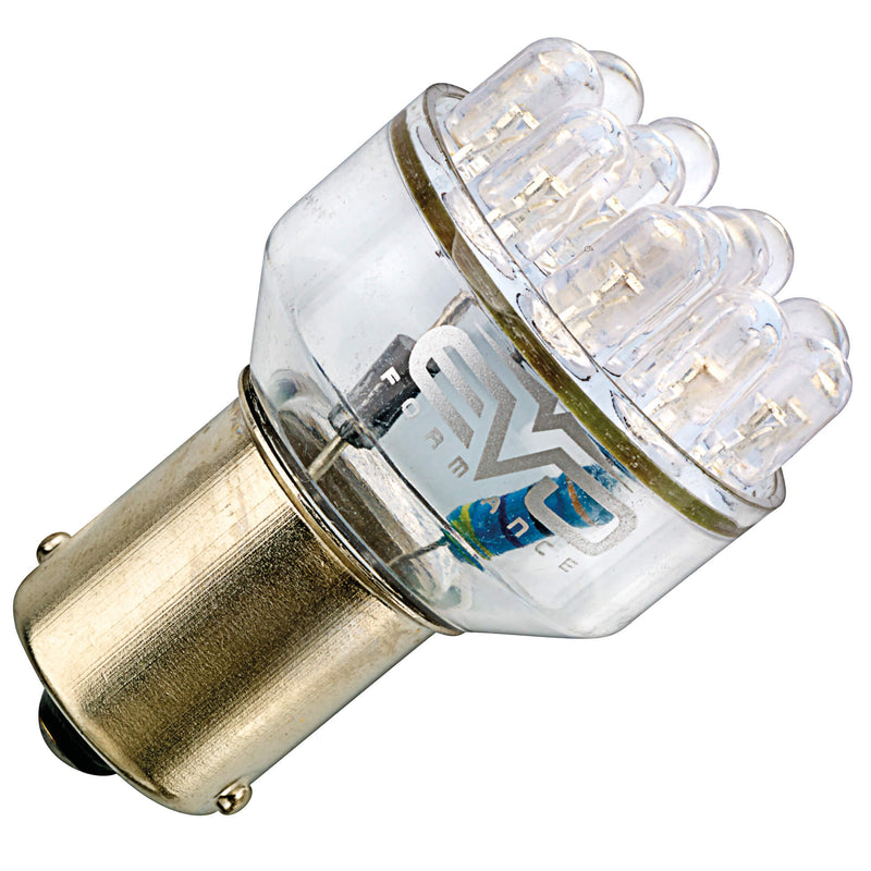12 LED lamp 1156 (BA15S) wit