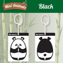 Mini Animals in de vorm panda met de geur cool zwart